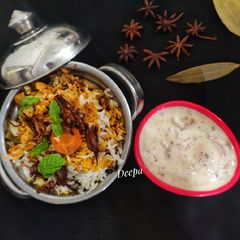 A picture of Restaurant Style Veg Dum Biryani.