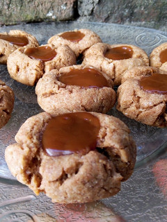 Una foto de Pepas integrales de dulce de leche