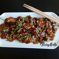 A picture of Stir fry Lotus Root.