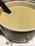 Potage de cresson au curry et bouillon de crevettes (anti gaspi)
