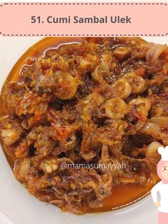 Foto resep 51. Cumi sambal ulek