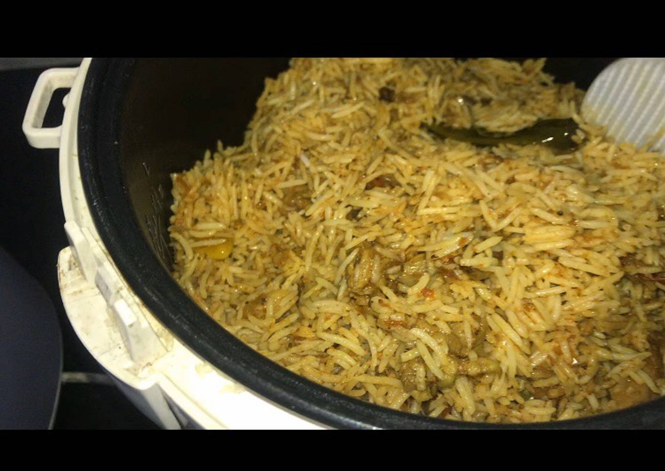 Menu lebaran nasi briyani instan