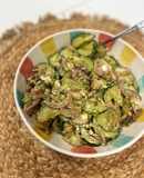 Ensalada de pepino en tarro viral Tik Tok