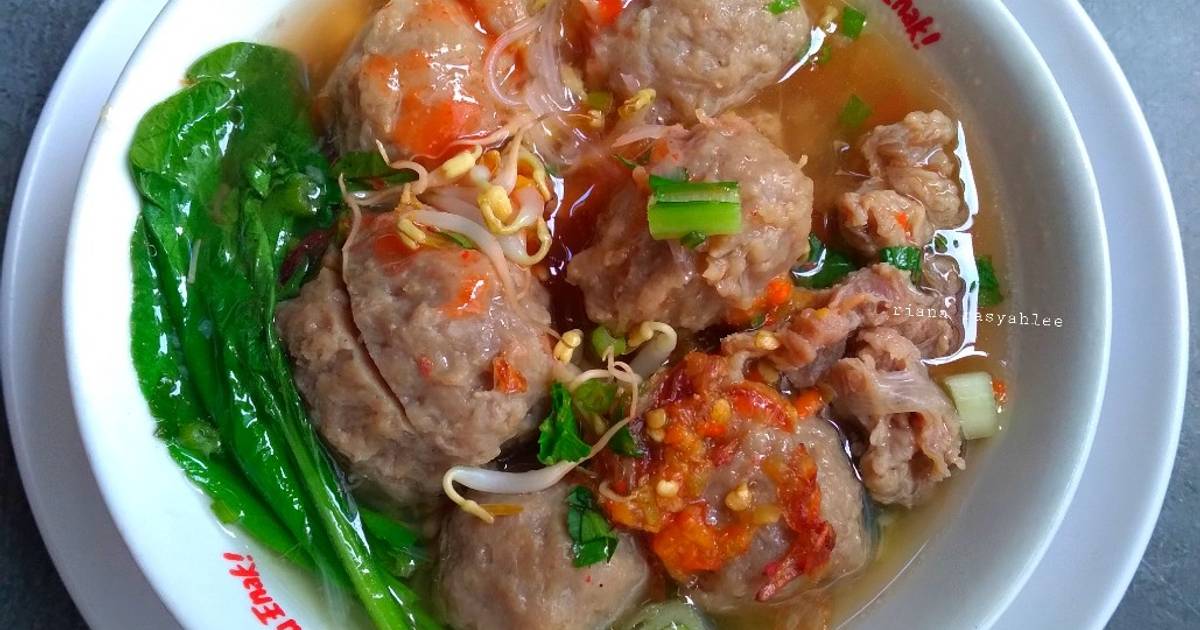 Resep bakso kuah lezat untuk musim dingin