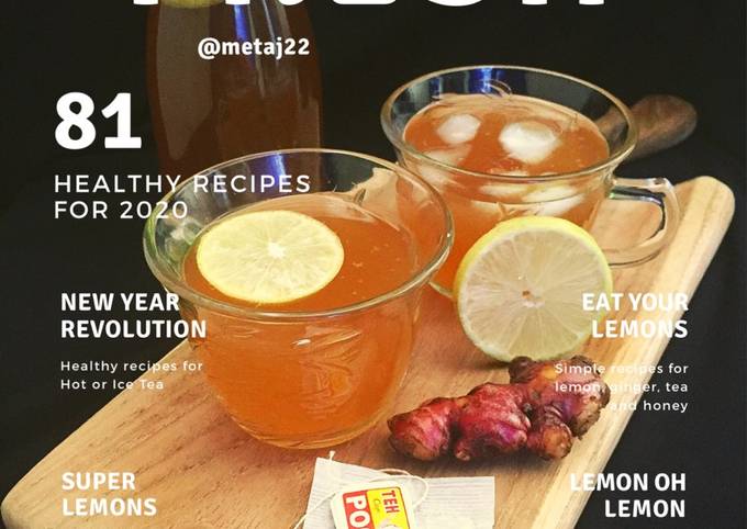 Resep: Hot &amp; Ice Lemon Tea with Ginger Yang Mudah