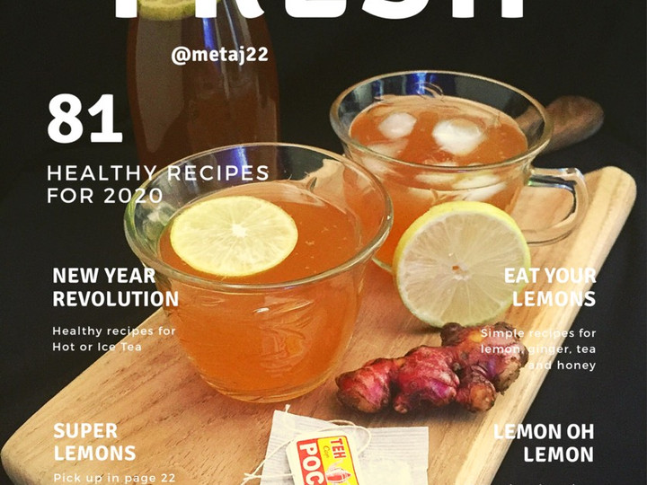 Resep: Hot &amp;amp; Ice Lemon Tea with Ginger Yang Mudah