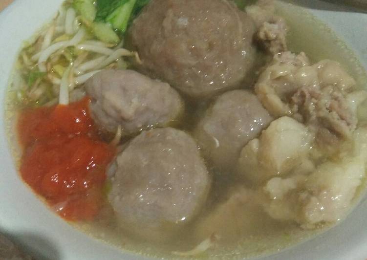 Bakso isi, kenyal tanpa pengenyal gurih tanpa MSG