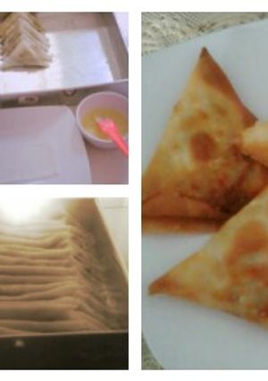 Foto resep Resep Samosa Isi Daging Keju