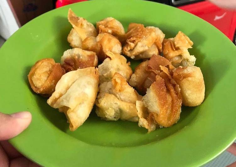 Cireng Tahu dalam Pangsit