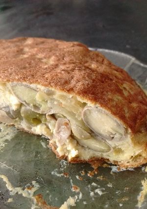 Una foto de Tortilla de Habas