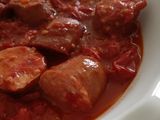 “Rougail” de salchicha