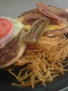 Una foto de Hamburguesa de ternera y cerdo