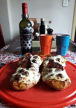 Una foto de Calabaza Rellena Gratinada