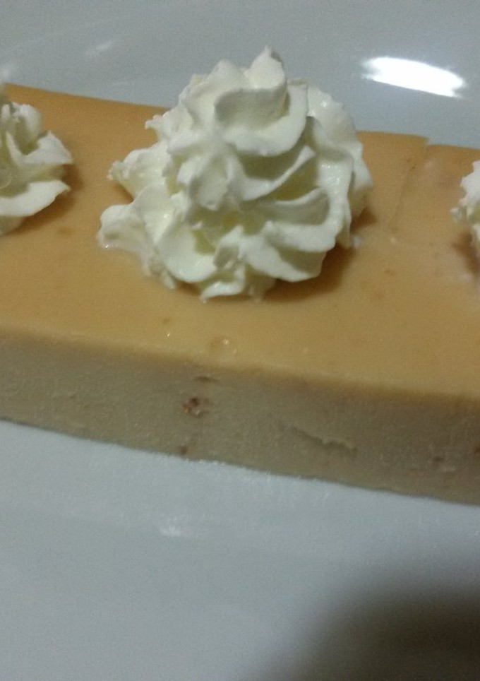 Una foto de Flan de turrón con Thermomix