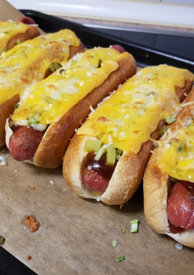 Una foto de Perrito caliente especial