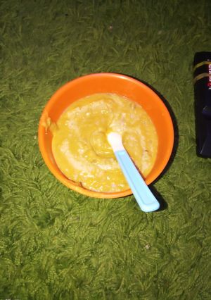 A picture of Baby's food.