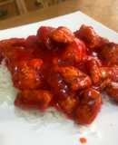 Pollo a lamango y chamoy con el toque Sonorense