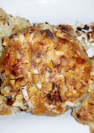 Coconut bread ainihin hoton girkin
