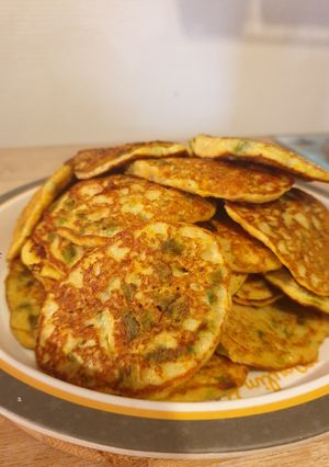 Une photo de Pancake de légumes