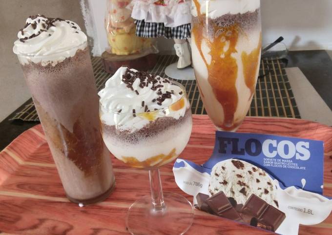 Milkshake de flocos