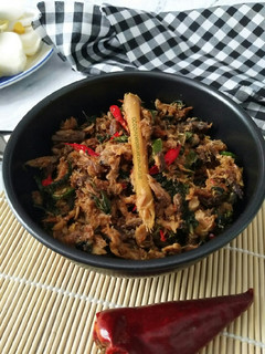Foto resep Tongkol Suwir (Daun Kemangi)