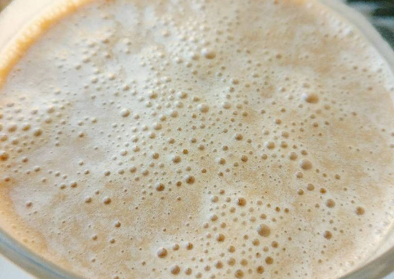 Quick chocolate banana shake