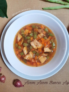 Foto resep 816. Asem Asem Buncis Ayam