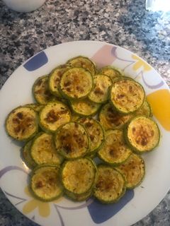 Una foto de Calabacín al horno con especias