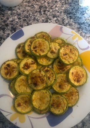 Una foto de Calabacín al horno con especias