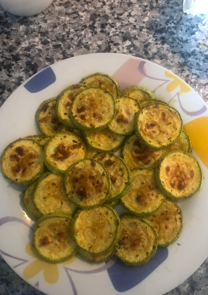 Una foto de Calabacín al horno con especias