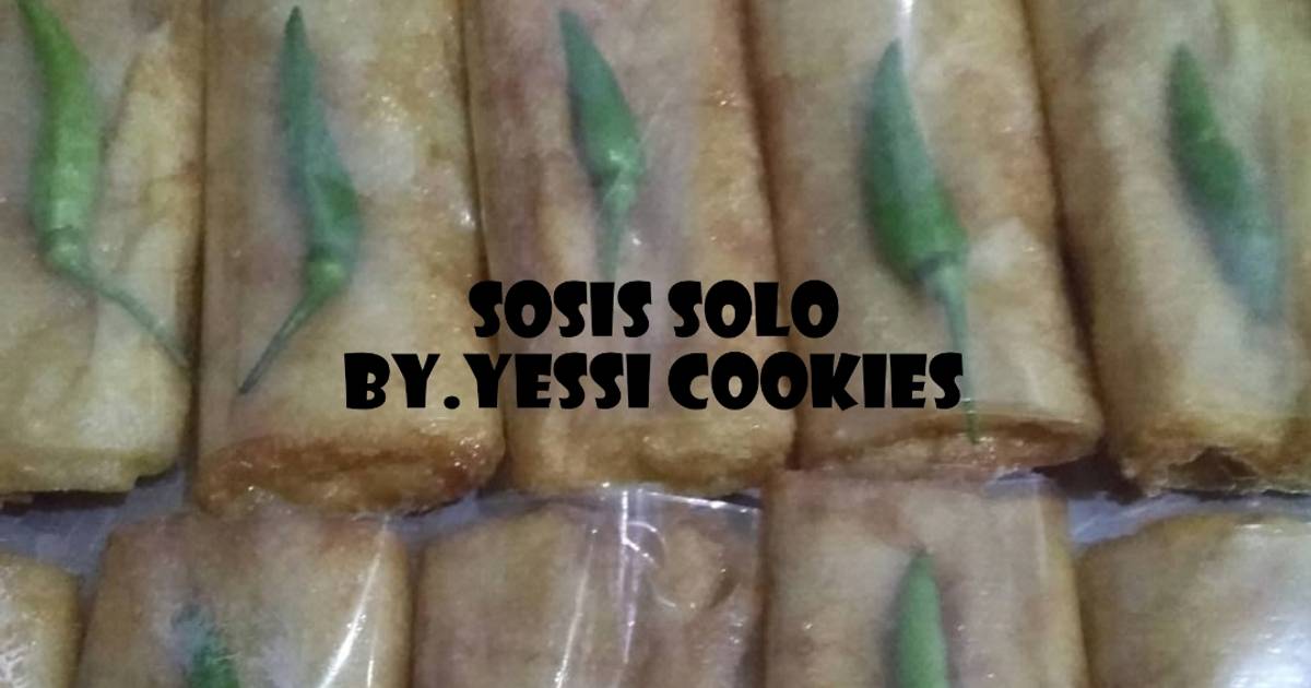 1 135 Resep Sosis Solo Enak Dan Sederhana Ala Rumahan Cookpad