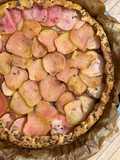 💚 Tarte fine aux pommes et confiture d’abricot
