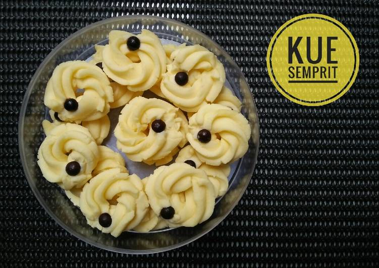 Bagaimana Menyiapkan 23. #Kue Semprit#no oven, Lezat Sekali