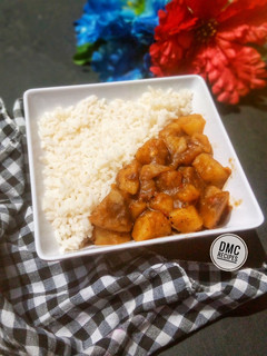 A picture of Sweet potatoes curry.
