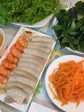 Thịt luộc cuốn bánh tráng