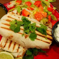 A picture of Mike's Green Chili Pork Burritos.