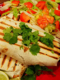 A picture of Mike's Green Chili Pork Burritos.