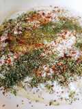 Roasted Pepper with Yoghurt Sauce