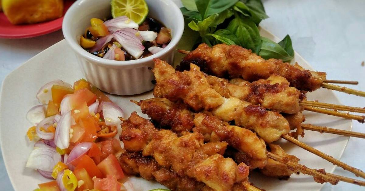 Resep Sate Ayam Bumbu Kecap Oleh Hadleny Kitchen Cookpad