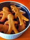 Gingerbread μπισκότα χωρίς διακόσμηση