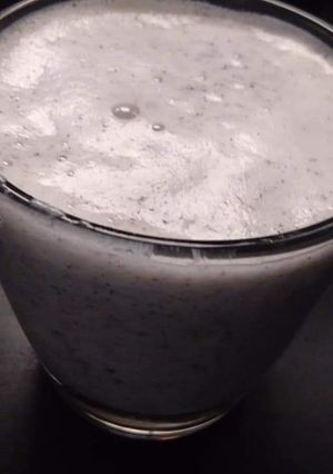 A picture of Dragon fruit juice.