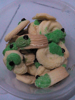 Foto resep Kue Semprit Pandan Chocochips