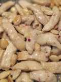 Straccetti di pollo alle mandorle