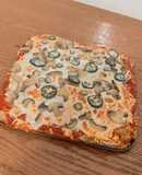 Pizza de avena