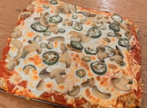 Una foto de Pizza de avena