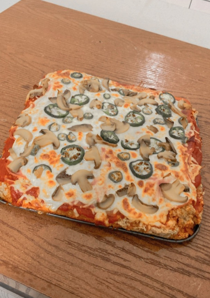 Una foto de Pizza de avena