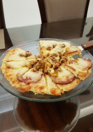Foto resep Pizza Peperoni Bolognaise Keto
