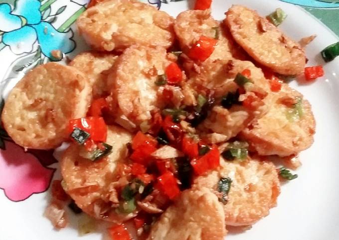 Resep Tofu cabe goreng oleh kinara dewi - Cookpad