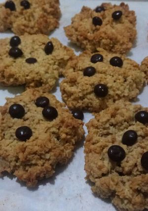 Foto resep Cookies oatmeal mudah