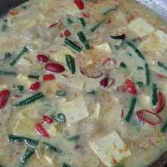 รูปของ Lodeh tahu dan kulit melinjo